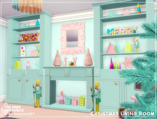 Christmas Living Room - TSR CC Only