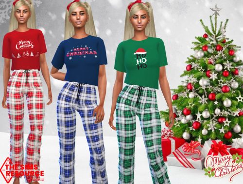 Christmas Sleeping Tops