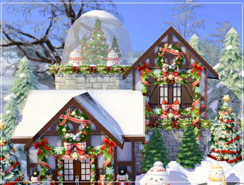 Christmas Snowglobe Home