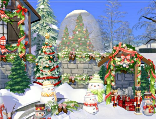 Christmas Snowglobe Home