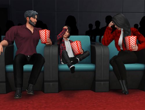 Cinema night (Pose Pack)