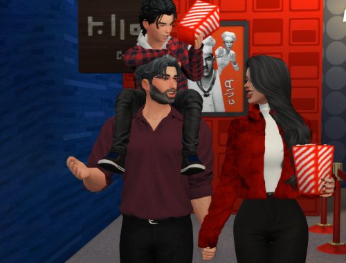 Cinema night (Pose Pack)