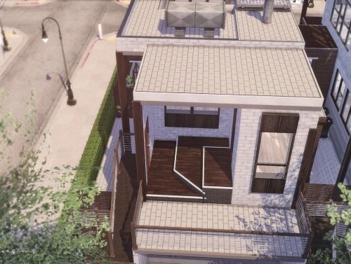 City Row Rental Home at SoulSisterSims
