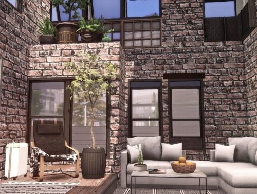 City Row Rental Home at SoulSisterSims