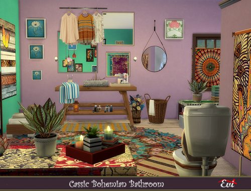Classic Bohemian Bathroom