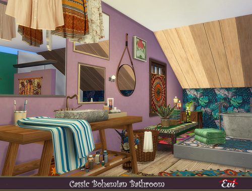 Classic Bohemian Bathroom