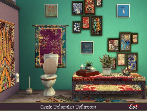Classic Bohemian Bathroom
