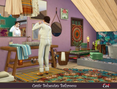Classic Bohemian Bathroom