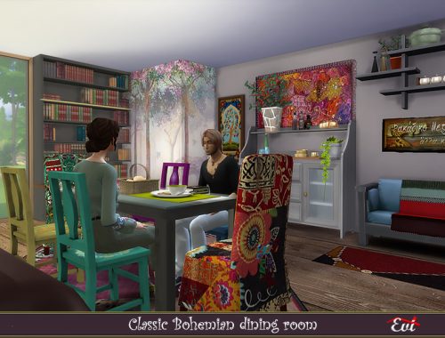 Classic Bohemian Dining room