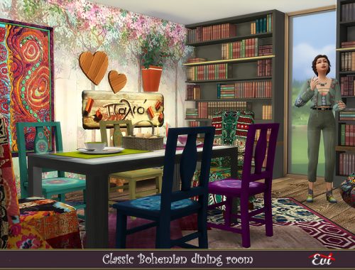 Classic Bohemian Dining room