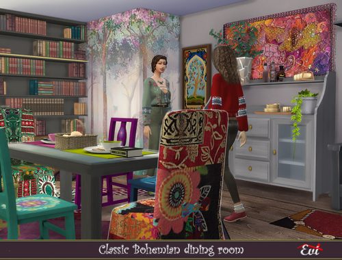 Classic Bohemian Dining room
