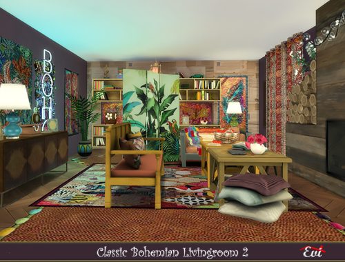 Classic Bohemian Livingroom 2 UPDATED