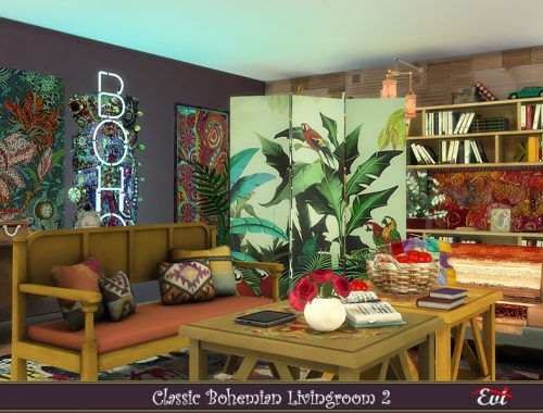Classic Bohemian Livingroom 2 UPDATED