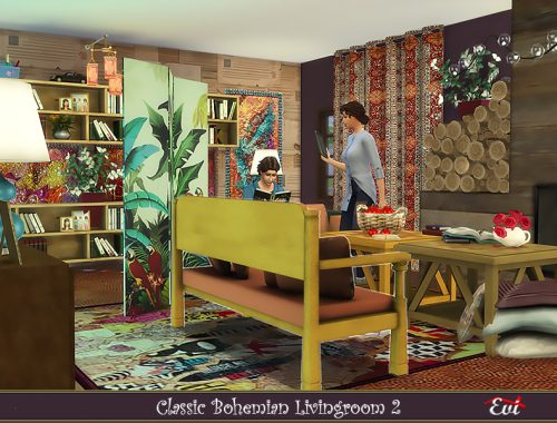 Classic Bohemian Livingroom 2 UPDATED