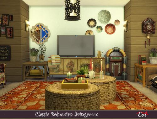 Classic Bohemian Livingroom