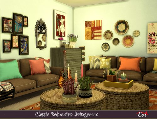 Classic Bohemian Livingroom