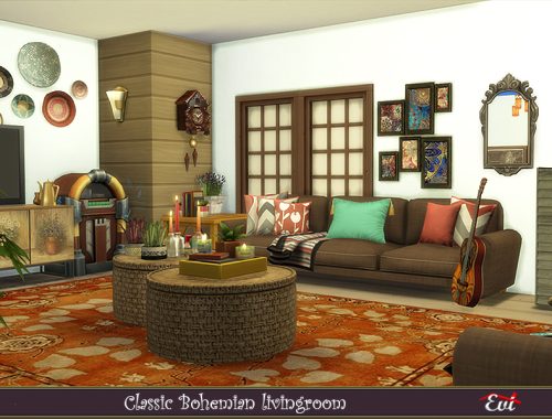 Classic Bohemian Livingroom