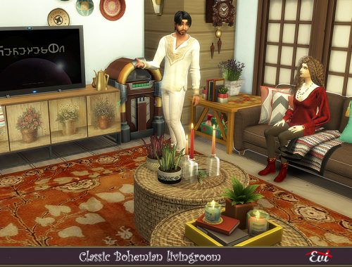 Classic Bohemian Livingroom