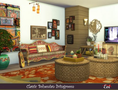 Classic Bohemian Livingroom