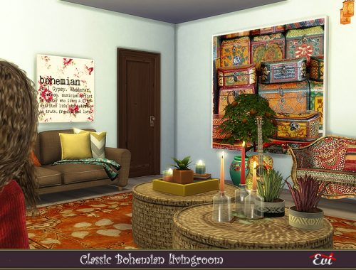 Classic Bohemian Livingroom