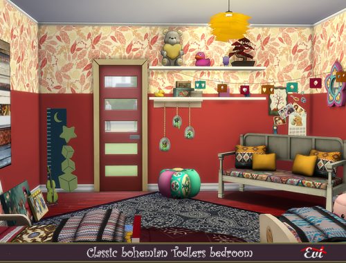 Classic Bohemian Toddlers room