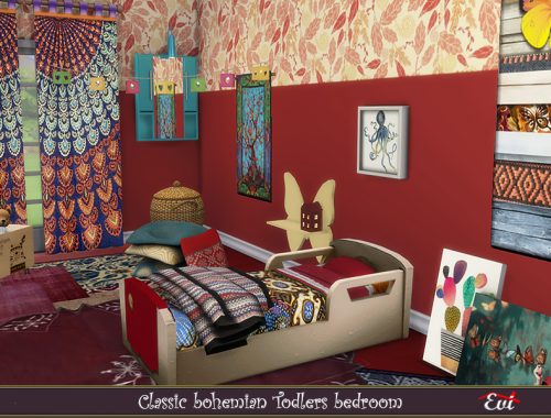 Classic Bohemian Toddlers room