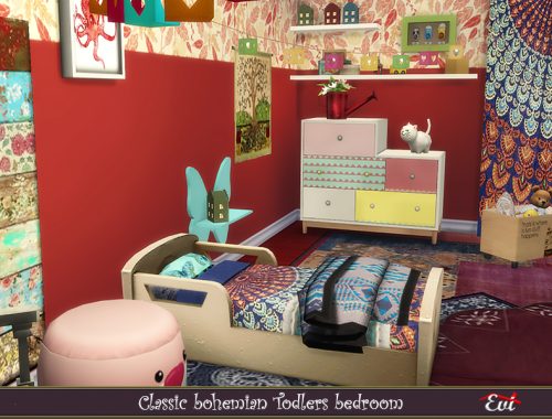 Classic Bohemian Toddlers room