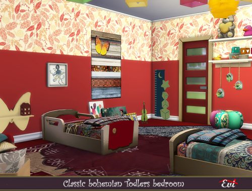 Classic Bohemian Toddlers room