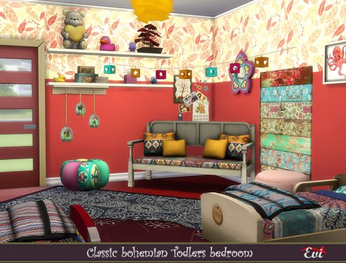 Classic Bohemian Toddlers room