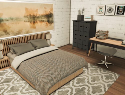 Clay Bedroom + En Suite Bathroom (TSR only CC)