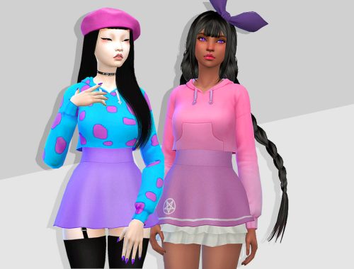 Closet Cosplay_Hoodie Skirt