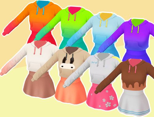 Closet Cosplay_Hoodie Skirt