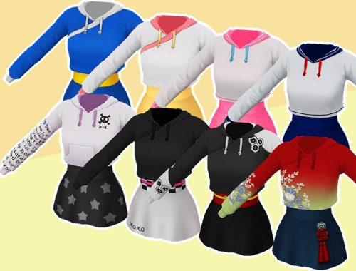 Closet Cosplay_Hoodie Skirt