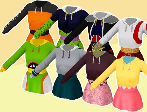 Closet Cosplay_Hoodie Skirt