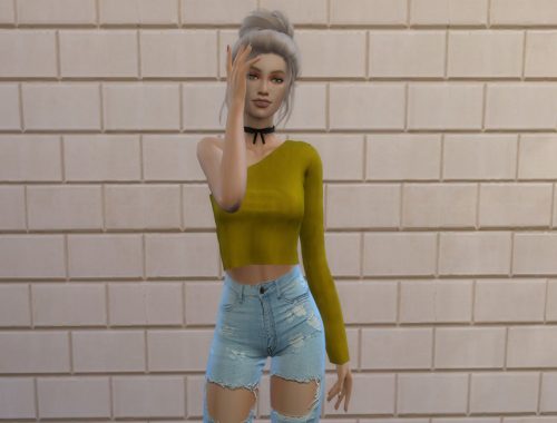 Cold Shoulder Top