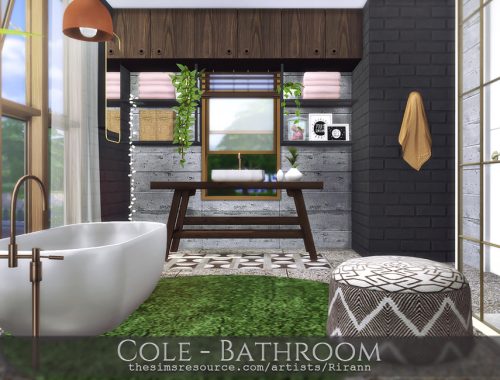 Cole - Bathroom - TSR CC Only