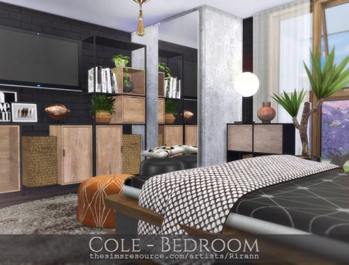 Cole - Bedroom - TSR CC Only