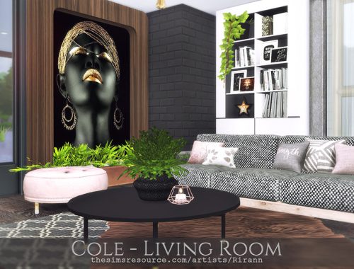Cole - Living Room - TSR CC Only