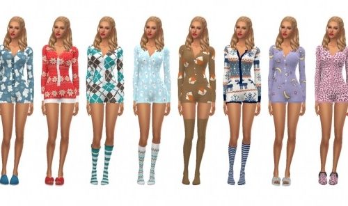 COLISWONDERLAND’S SLEEP ROMPER at Sims4Sue