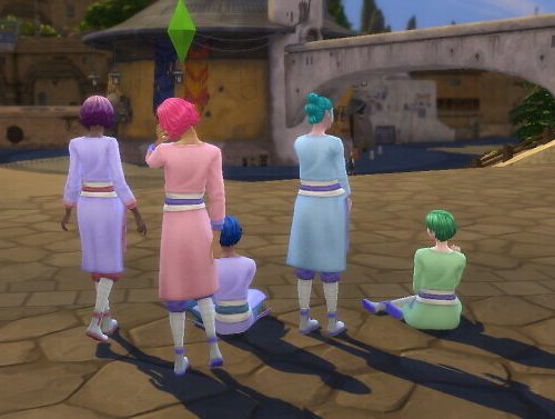Colorful Clothes for the Journey to Batuu game pack by Sashiku