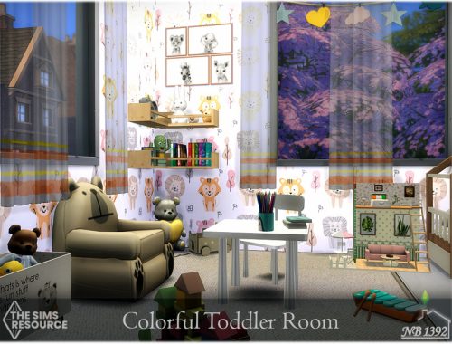 Colorful Toddler Room (TSR only CC)