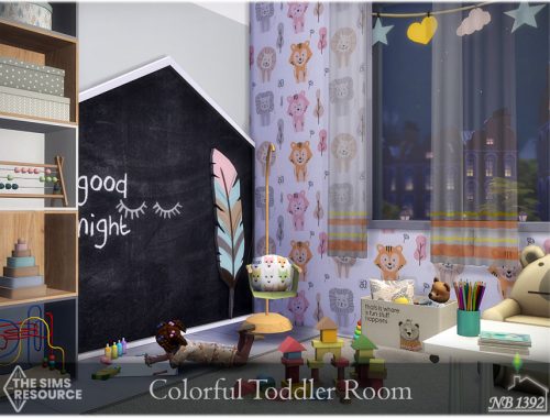 Colorful Toddler Room (TSR only CC)
