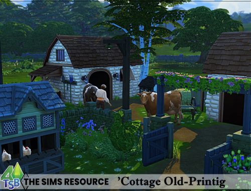 Cottage Old-Printig