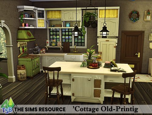 Cottage Old-Printig