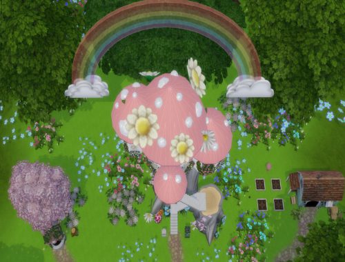 Cottage (Pink Mushroom)