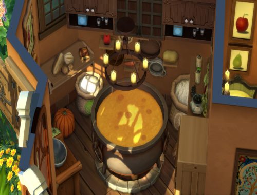 Cottage (Pumpkin Witch)