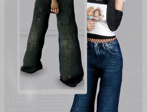 Cotton Candy Pants at EvellSims