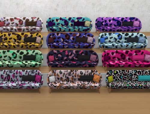 Leopard Seating Set