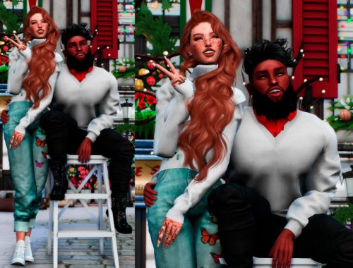 Couple at christmas PosePack