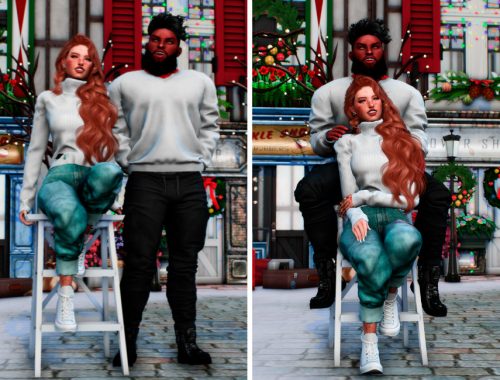 Couple at christmas PosePack